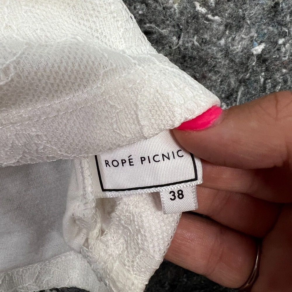 Lace Trim Ivory Camisole Top - Picture 4 of 13
